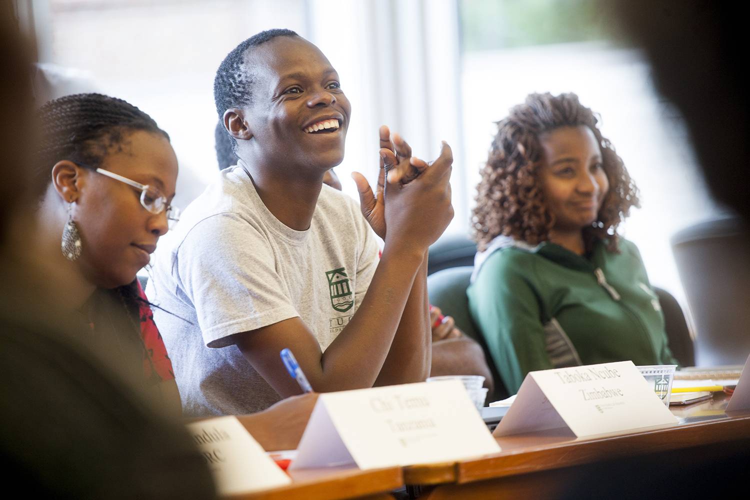 This year’s Mandela Washington Fellows program included five leadership sessions at Tuck.