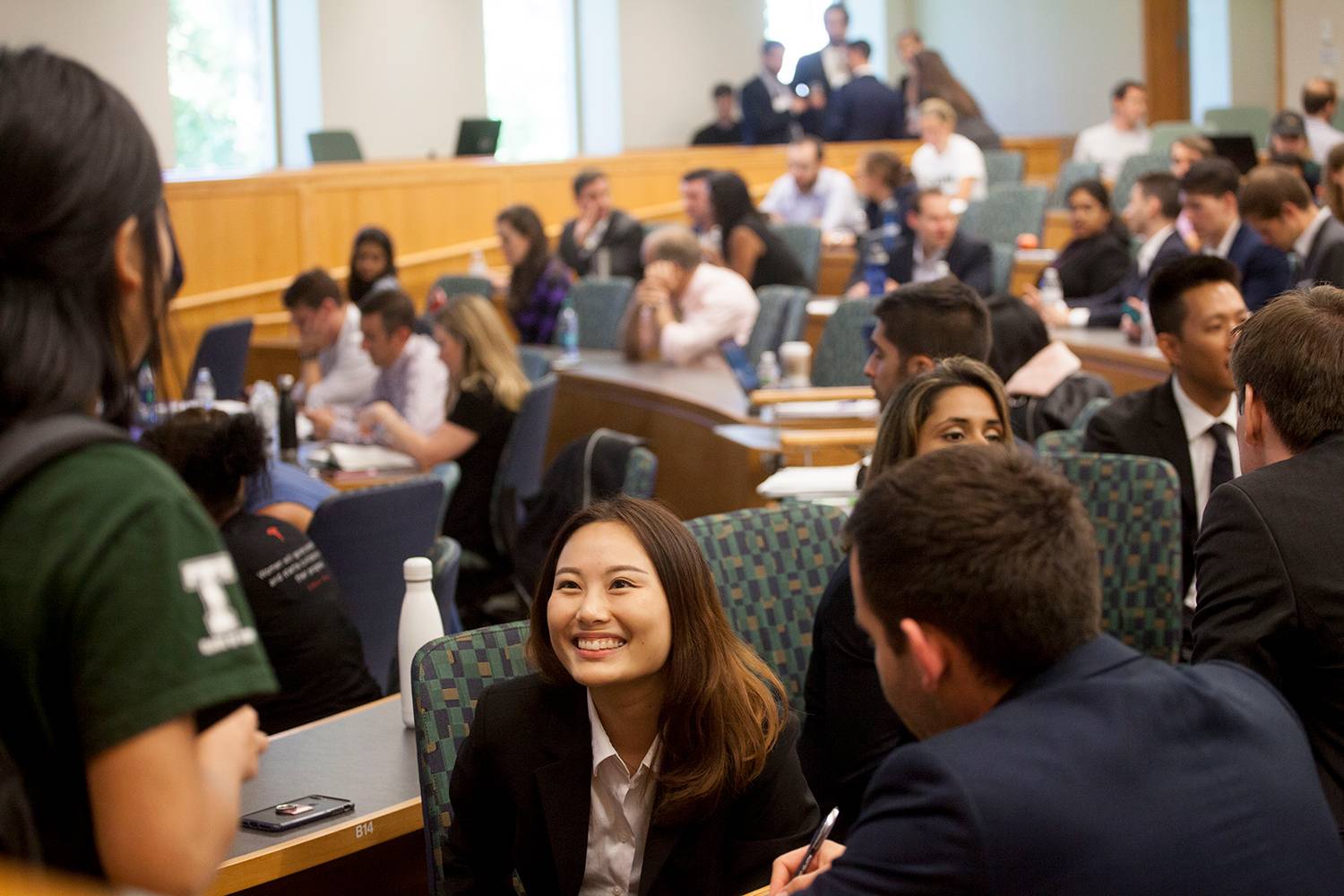 Students in Tuck classroom