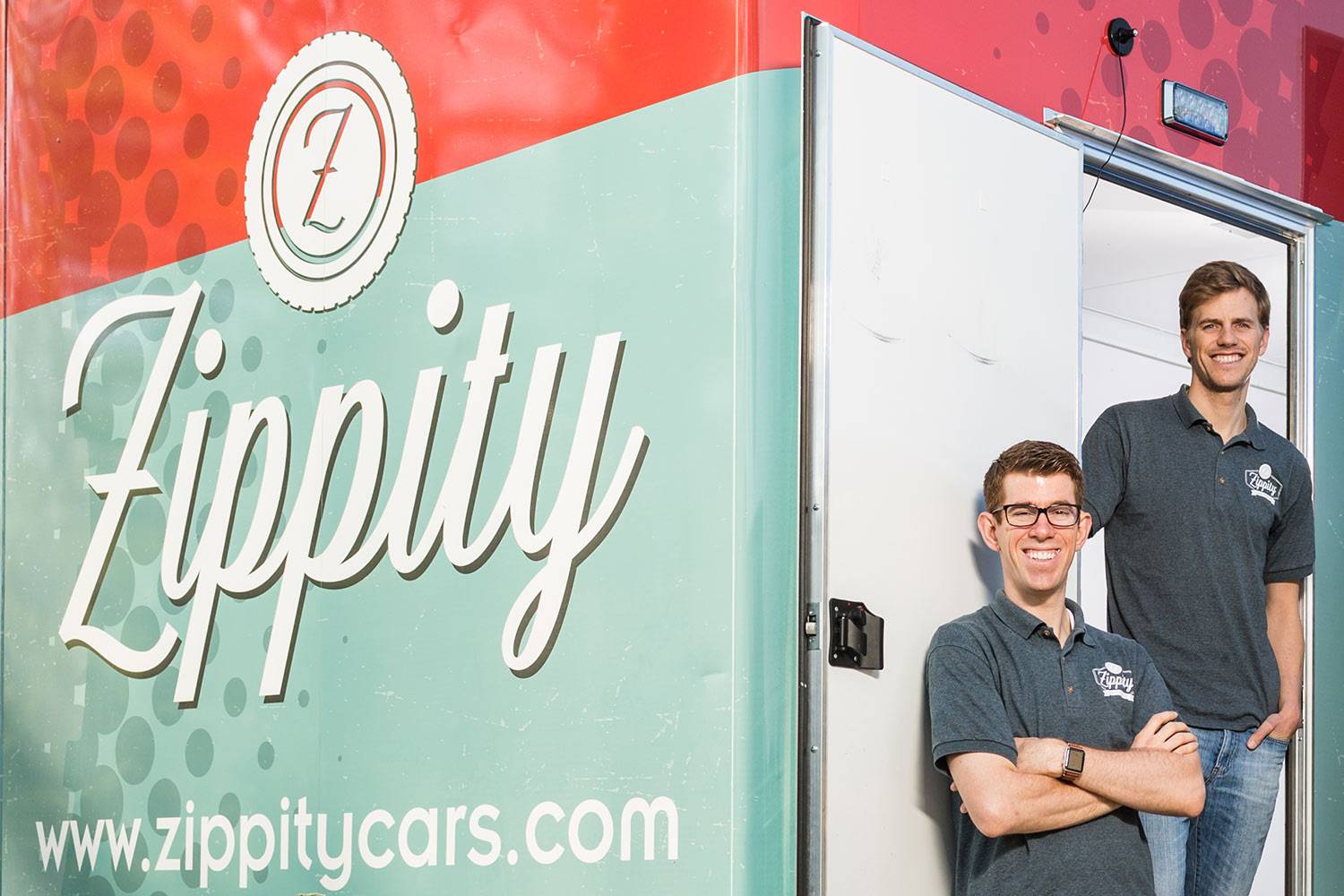 Zippity co-founders Russ Walker T'17 and Edward Warren T'17