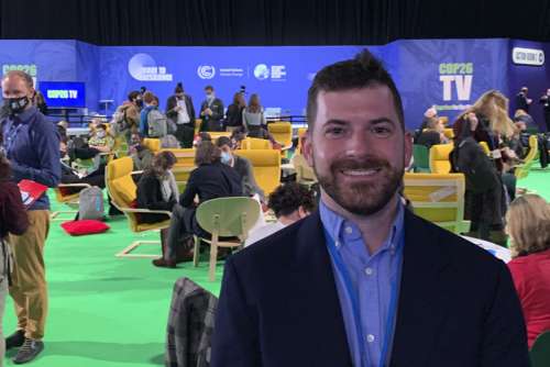 Samuel Grant at COP26