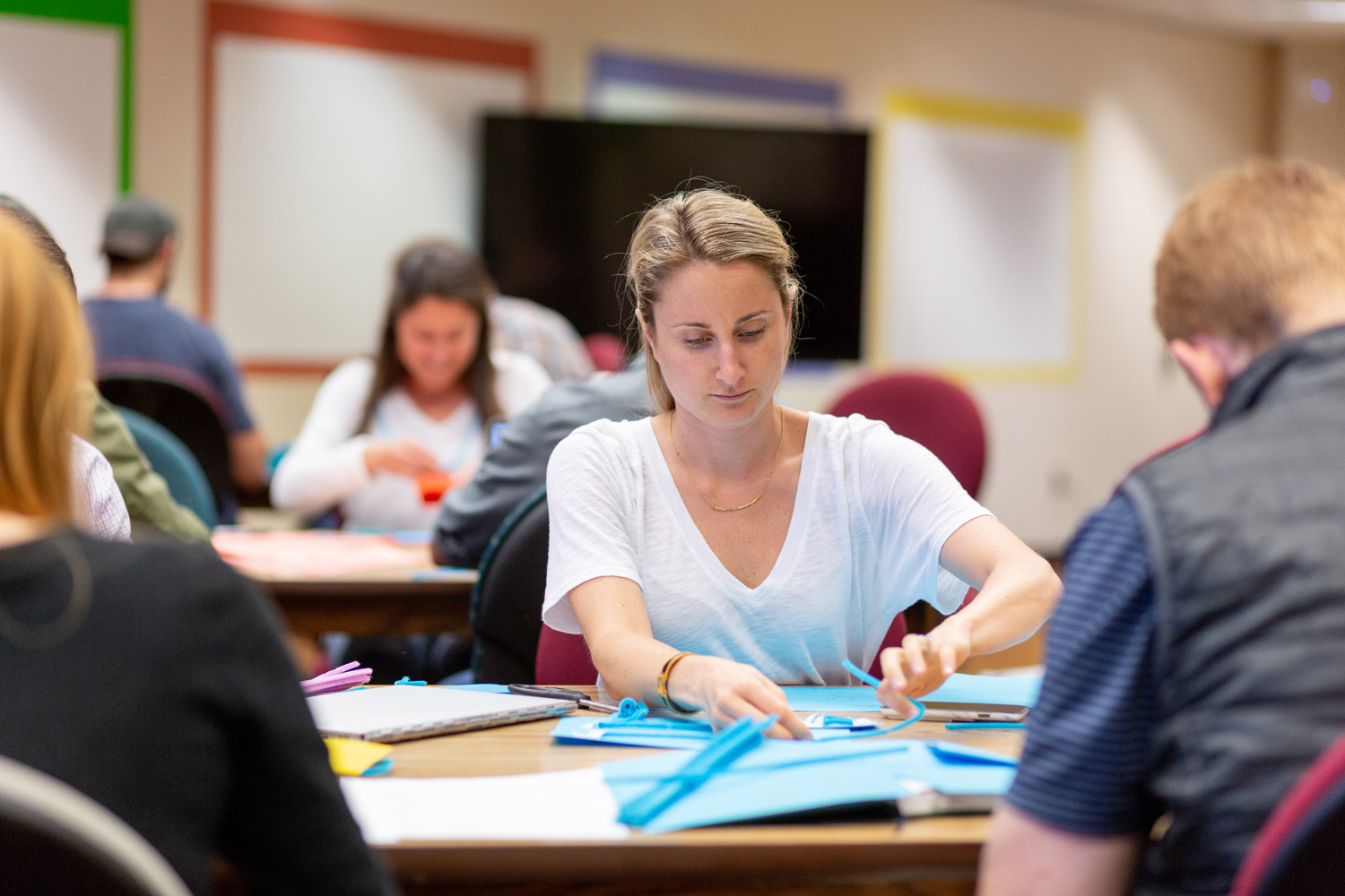 Students at work during startup incubator